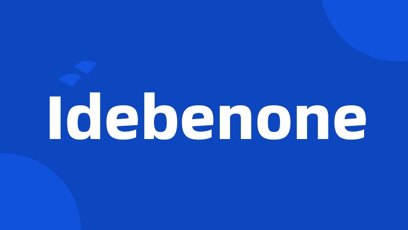 Idebenone