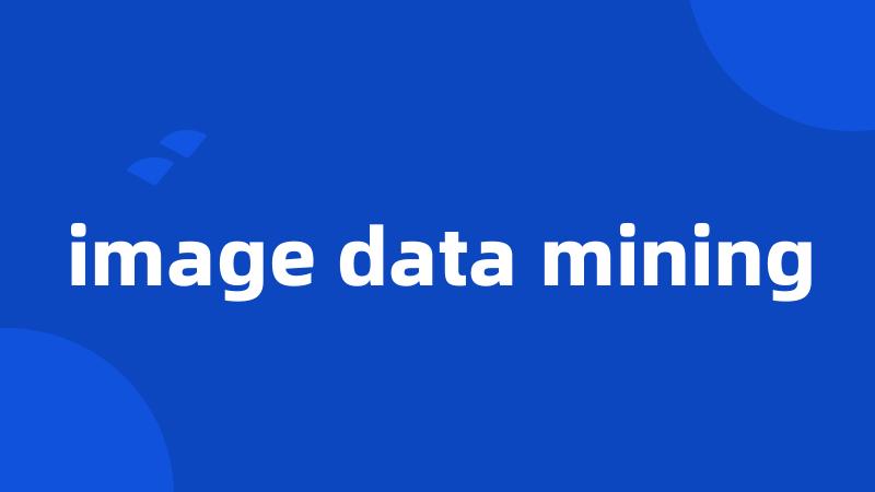 image data mining