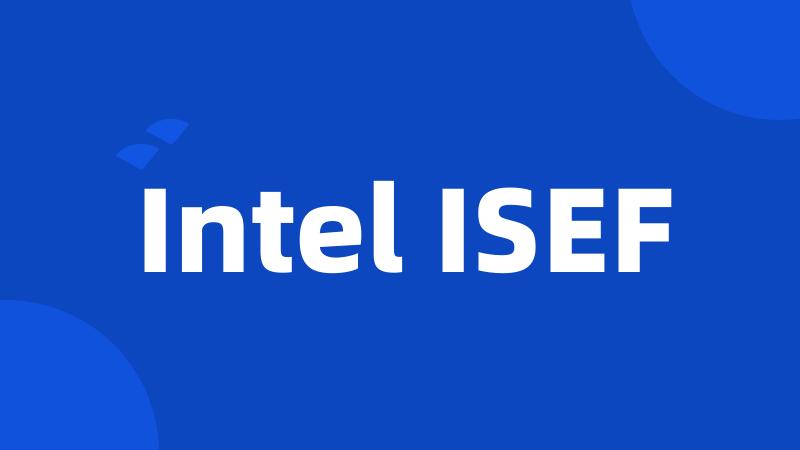 Intel ISEF