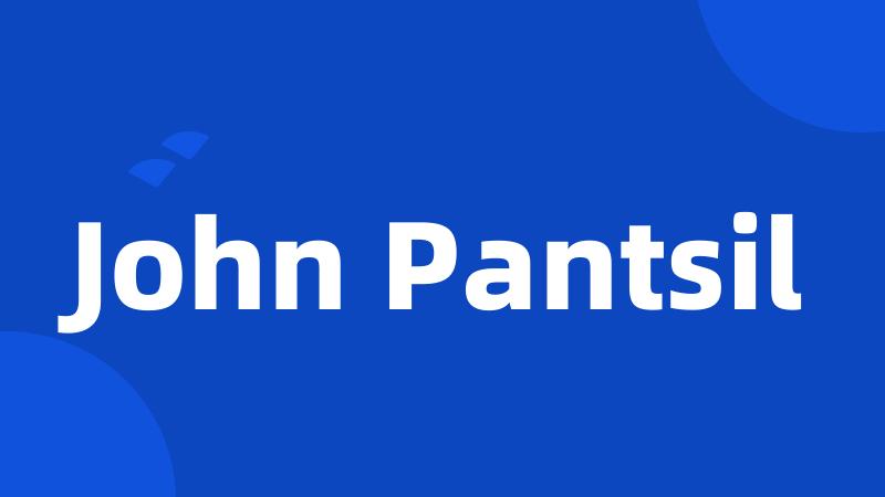 John Pantsil