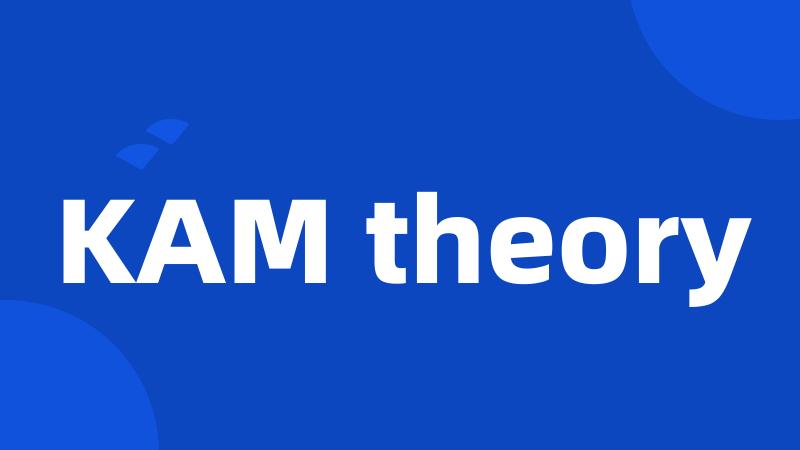 KAM theory