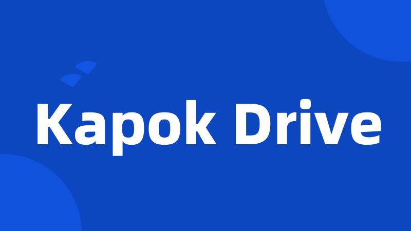 Kapok Drive