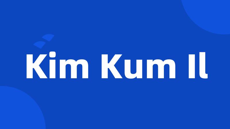 Kim Kum Il