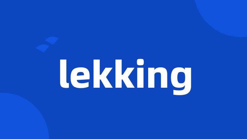 lekking