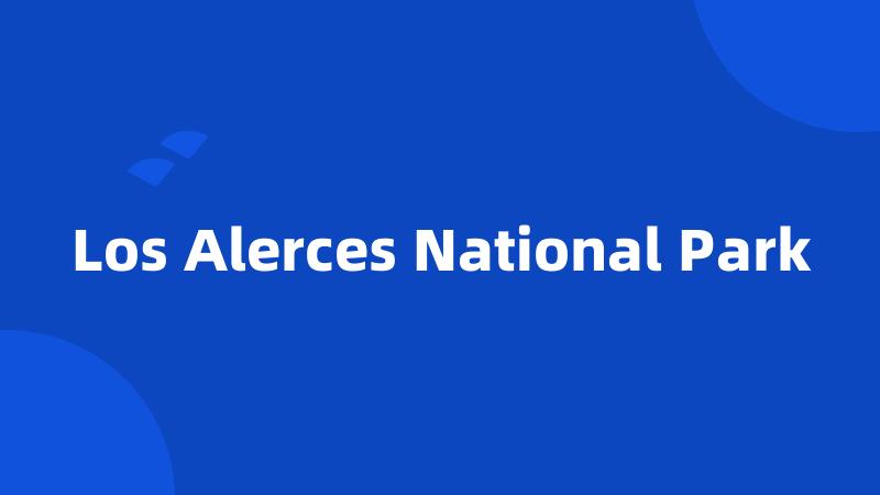 Los Alerces National Park