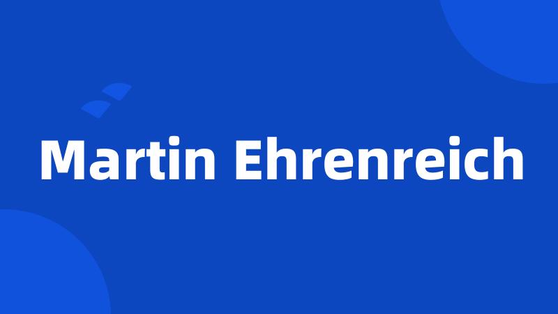 Martin Ehrenreich