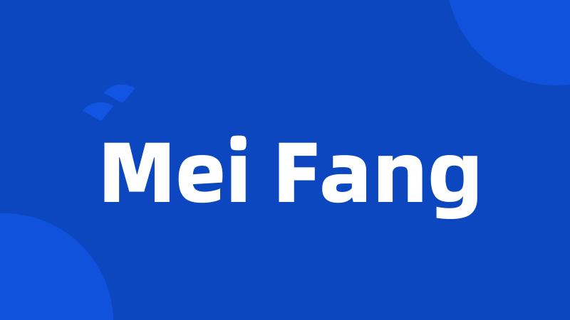 Mei Fang