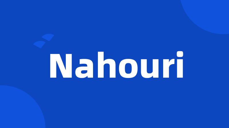 Nahouri