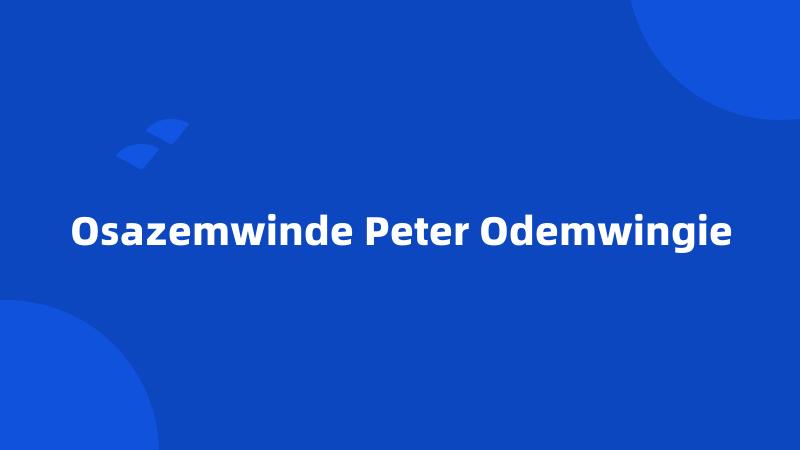 Osazemwinde Peter Odemwingie