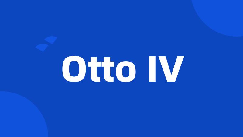 Otto IV