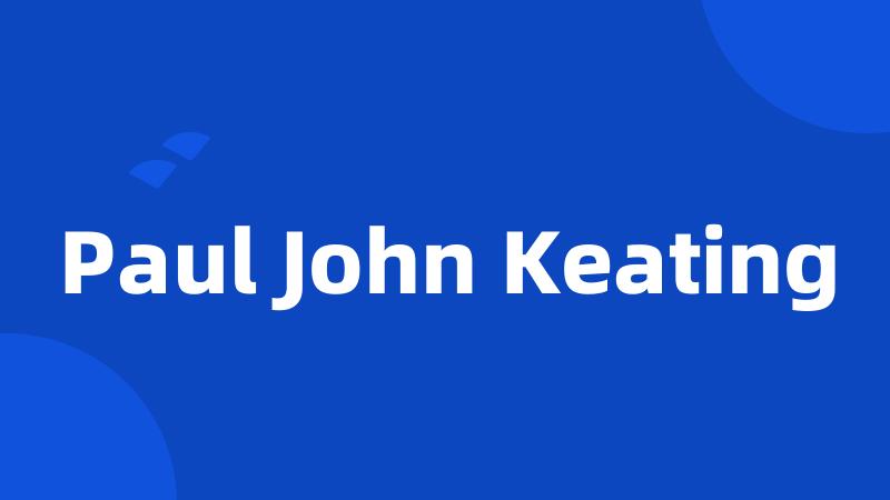 Paul John Keating