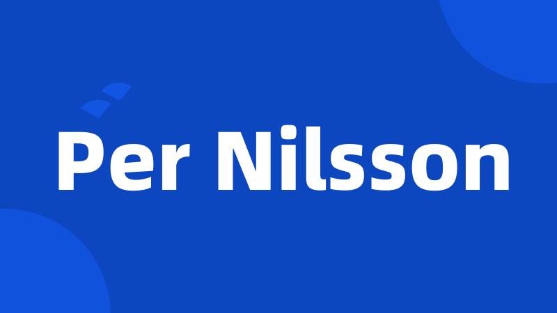 Per Nilsson