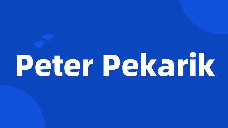 Peter Pekarik