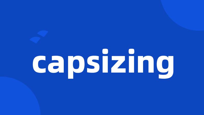 capsizing