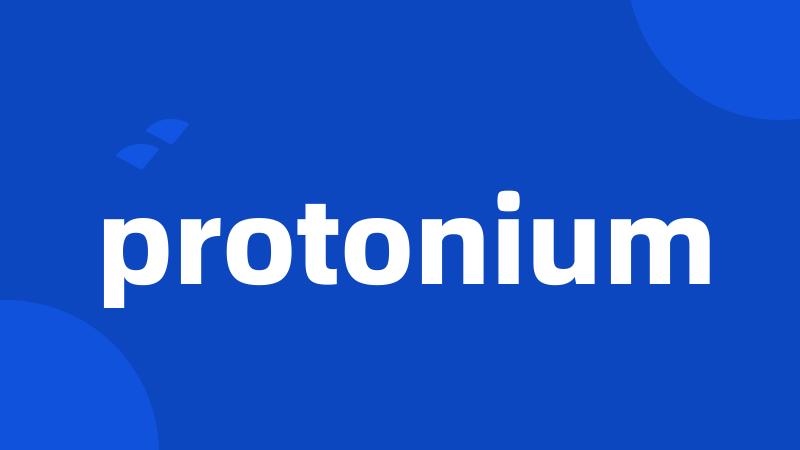 protonium