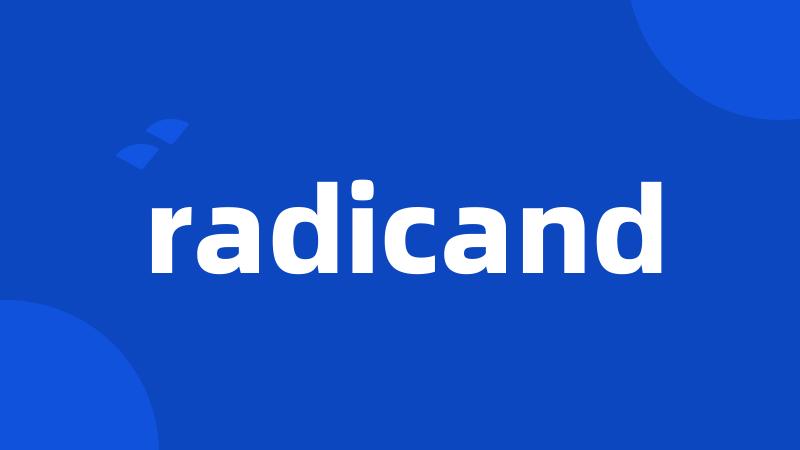 radicand