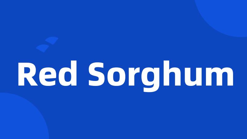 Red Sorghum