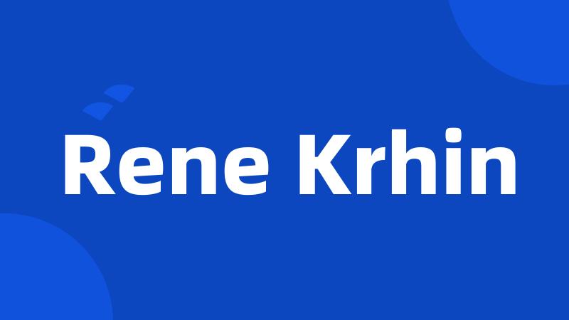 Rene Krhin