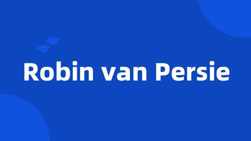 Robin van Persie