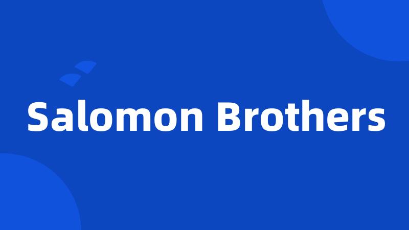 Salomon Brothers