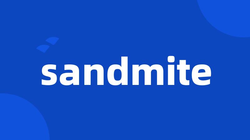 sandmite