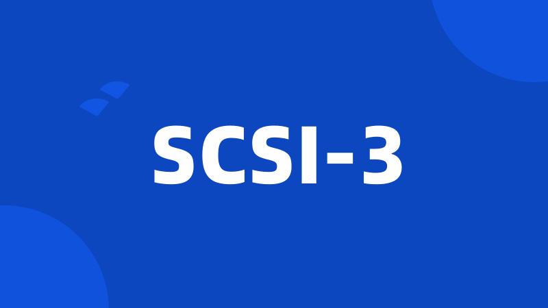 SCSI-3