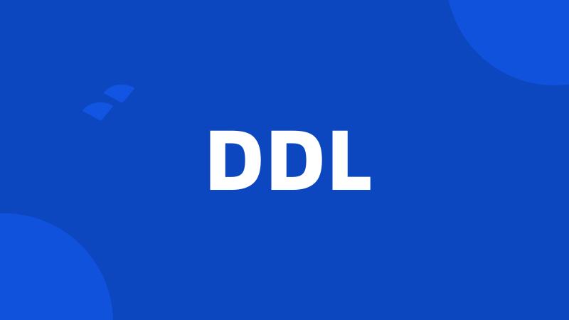 DDL