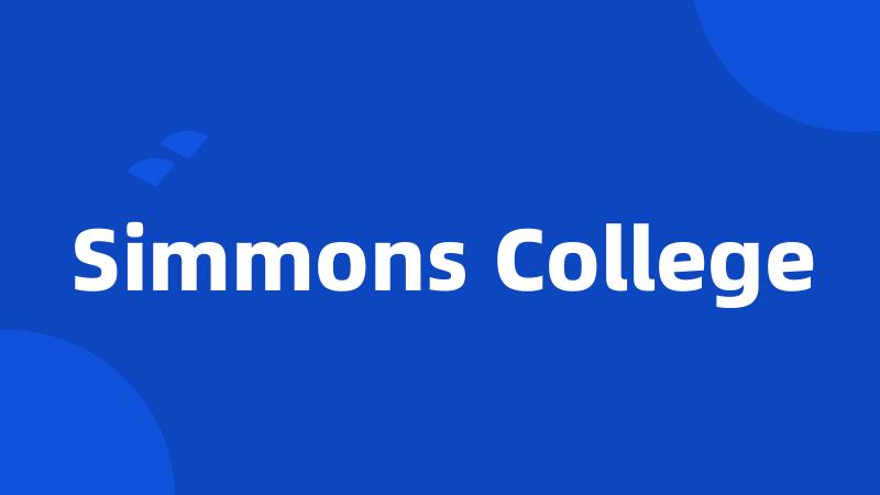 Simmons College