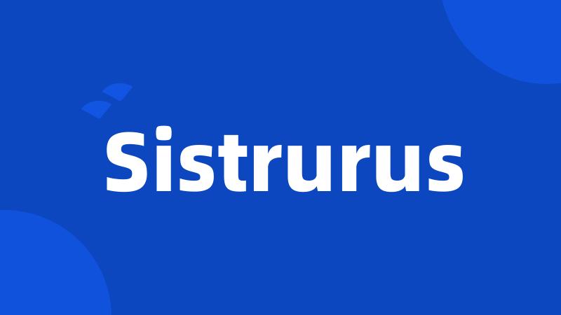 Sistrurus