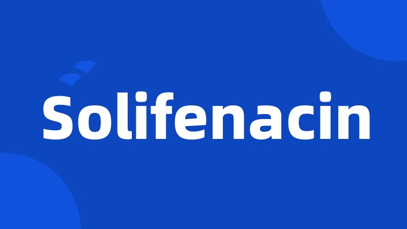 Solifenacin