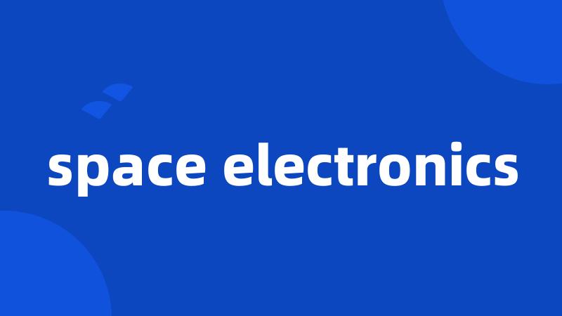 space electronics