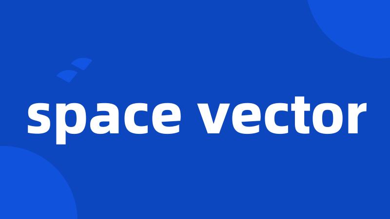 space vector