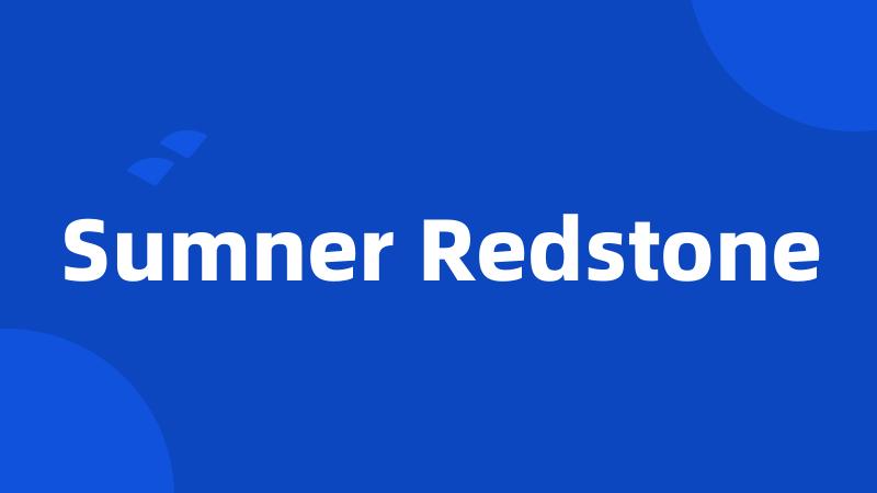 Sumner Redstone