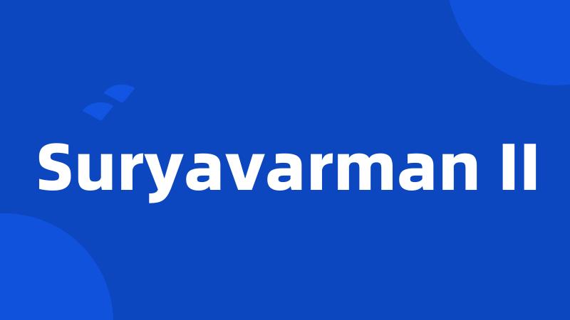 Suryavarman II