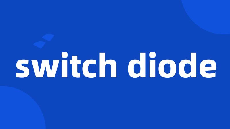 switch diode