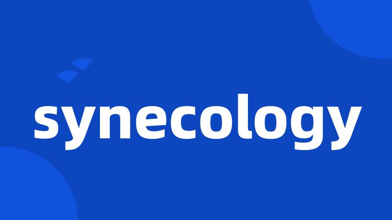 synecology