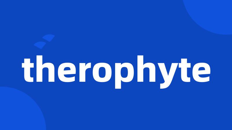 therophyte