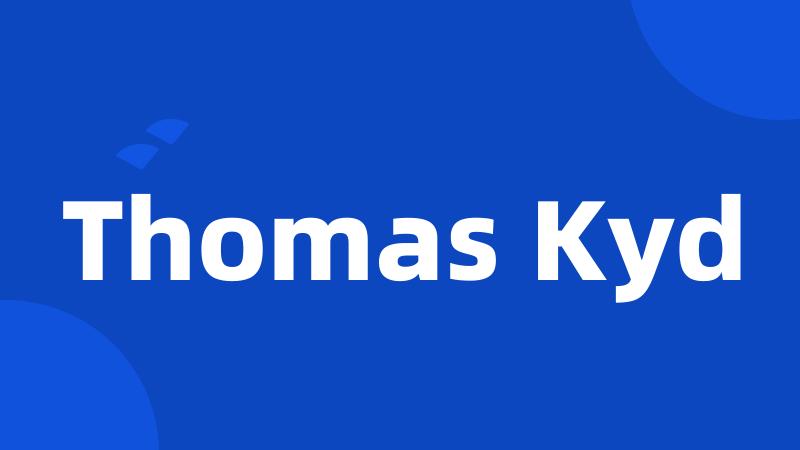 Thomas Kyd