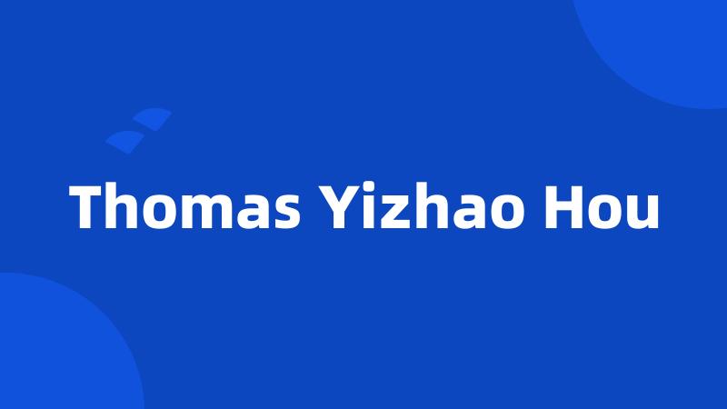 Thomas Yizhao Hou