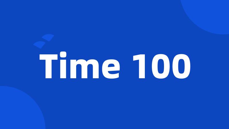 Time 100