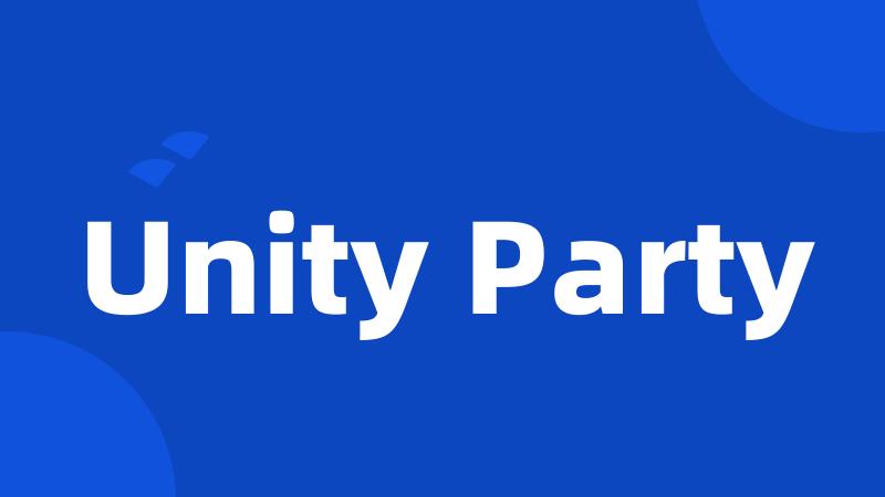 Unity Party