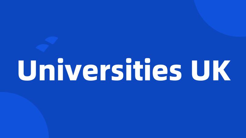 Universities UK