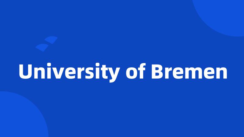 University of Bremen