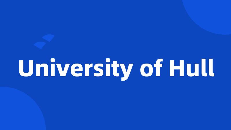 University of Hull