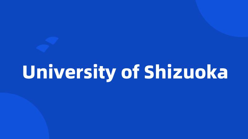 University of Shizuoka