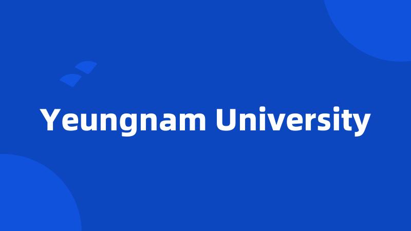 Yeungnam University