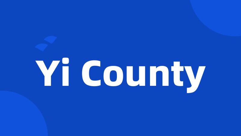 Yi County