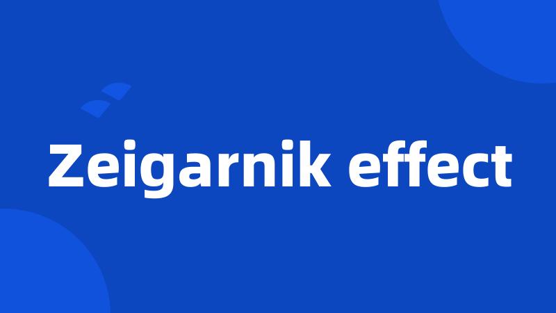 Zeigarnik effect