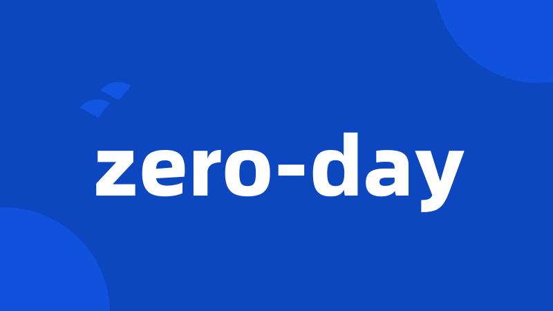 zero-day