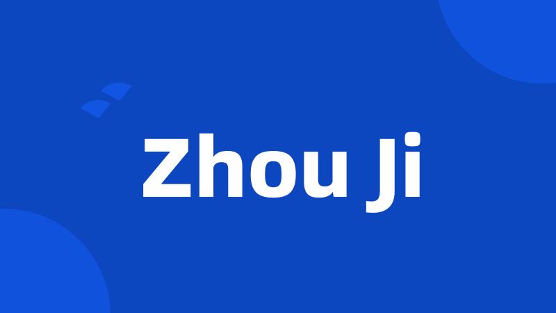 Zhou Ji